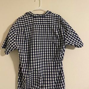 NWT MUJI Blue/White Checkered Button Up Shirt